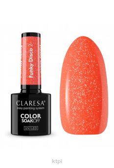 Claresa Lakier Hybrydowy 2 Funky Disco 5 ml