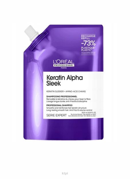 L'Oréal Professionnel Keratin Alpha Sleek Refill 500ml szampon
