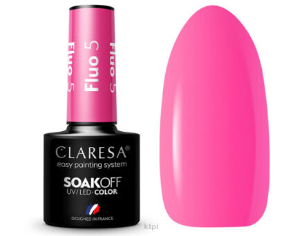 Claresa Lakier Hybrydowy 5 Fluo 5 ml