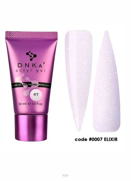 DNKA żel akrylowy  kolor 0007 elixir w tubce 30 g