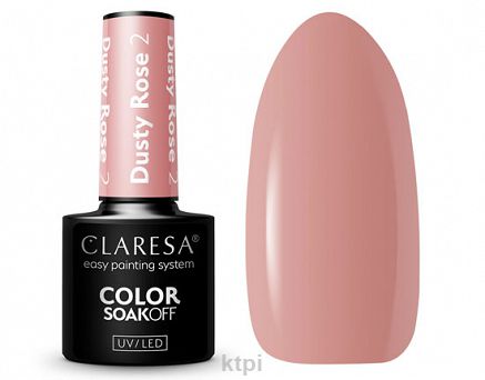 Claresa Lakier Hybrydowy 2 Dusty Rose 5 ml