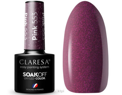 Claresa Lakier Hybrydowy 553 Pink 5 ml