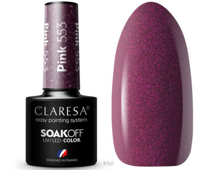Claresa Lakier Hybrydowy 553 Pink 5 ml