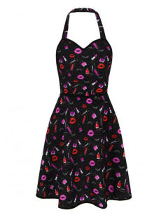 Rena Fartuszek Fryzjerski wzór Make up print L/XL