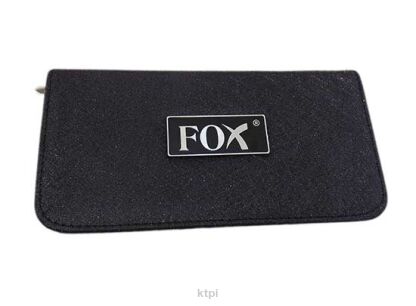 Fox Etui Na Nożyczki 2 Pary Małe Czarne 23,5x11,5
