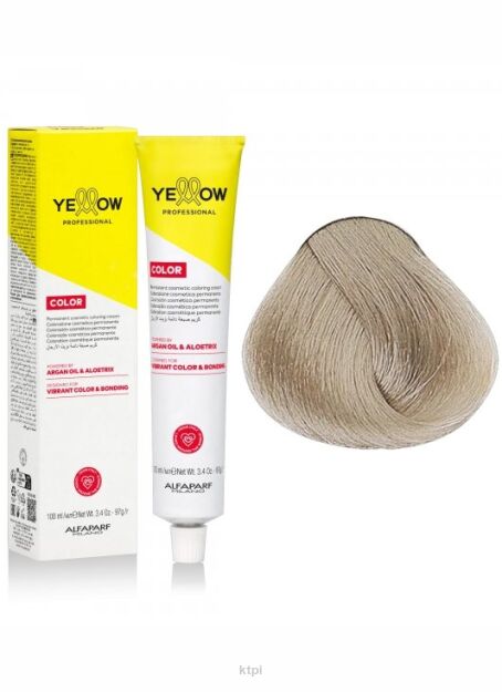 Yellow Professional Alfaparf  Color Permanent farba do włosów KOLOR 10.1 100 ml