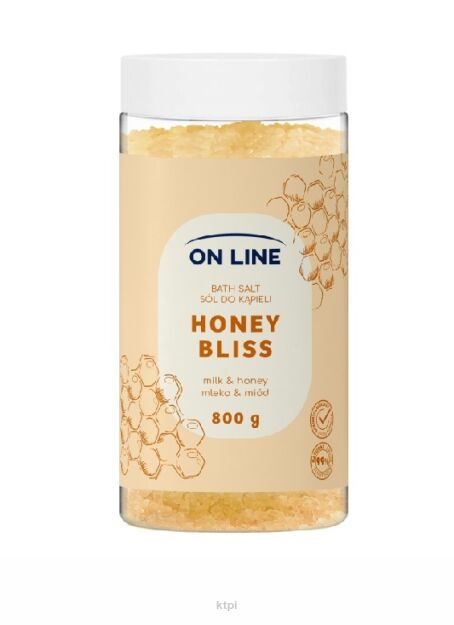 ON LINE Honey Bliss sól do kąpieli 800 g