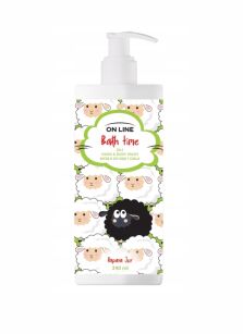 ON LINE Bath Time Mydło do rąk i ciała 2w1 Papaya Joy 390 ml