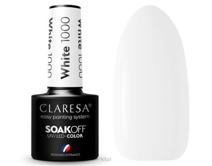 Claresa Lakier Hybrydowy 1000 White 5 ml