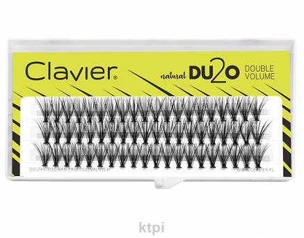 Clavier Du2o Double Volume kępki rzęs 12 mm