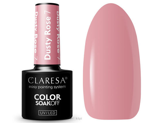 Claresa Lakier Hybrydowy 7 Dusty Rose 5 ml