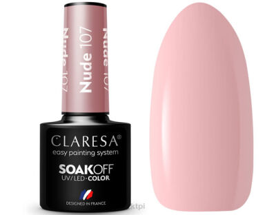 Claresa Lakier Hybrydowy 107 Nude 5 ml
