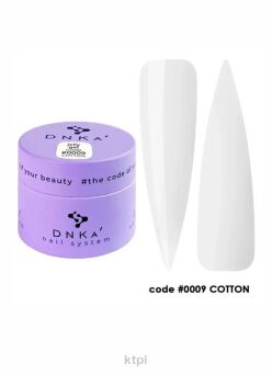 DNKA Builder Gel Żel Budujący do Paznokci Jelly Gel #0009 Cotton 15g
