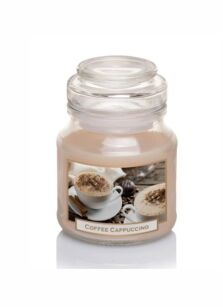 Bartek Candles Świeczka w słoiku Coffee Cappuccino 130g