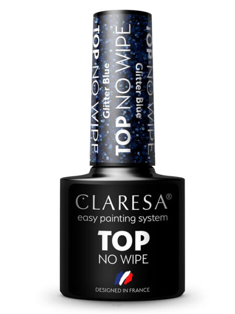 Claresa Top No Wipe Glitter Blue 5 g