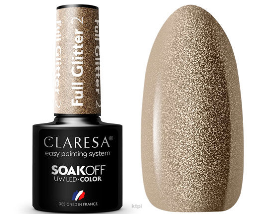 Claresa Lakier Hybrydowy 2 Full Glitter 5 ml