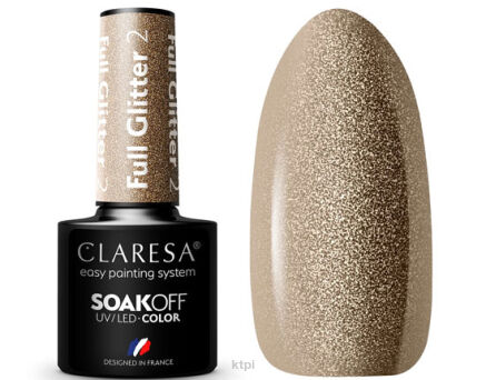 Claresa Lakier Hybrydowy 2 Full Glitter 5 ml
