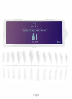 DNKA Professional Nail Gel Tips Stilleto 240 sztuk