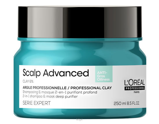 Loreal Expert Scalp Glinka oczyszczająca 2w1 250ml
