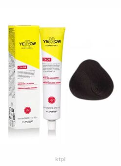 Yellow Professional Alfaparf  Color Permanent farba do włosów KOLOR 4.51 100 ml