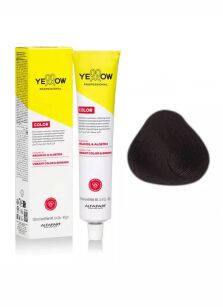 Yellow Professional Alfaparf  Color Permanent farba do włosów KOLOR 4.51 100 ml