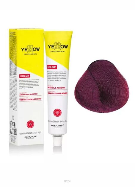 Yellow Professional Alfaparf  Color Permanent farba do włosów KOLOR 6.26 100 ml