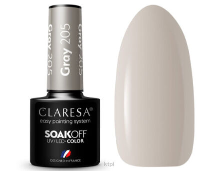 Claresa Lakier Hybrydowy 205 Gray 5 ml