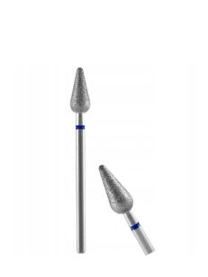 Staleks PRO Frez diamentowy stożek gruszka niebieski FA101B050/12 5/12 mm
