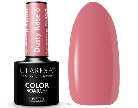 Claresa Lakier Hybrydowy 6 Dusty Rose 5 ml