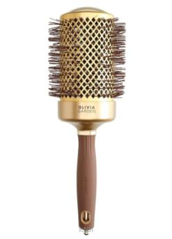 Olivia Garden Expert blowout shine szczotka do modelowania gold&brown 65 mm