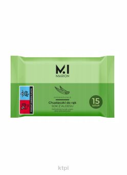 Marion Chusteczki odświeżające Aloe 15 sztuk