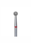 STALEKS PRO frez diamentowa kulka czerwona FA01R040 4 mm - 2