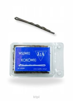 IZA wsuwka  szeroka karbowana brązowa 6 cm