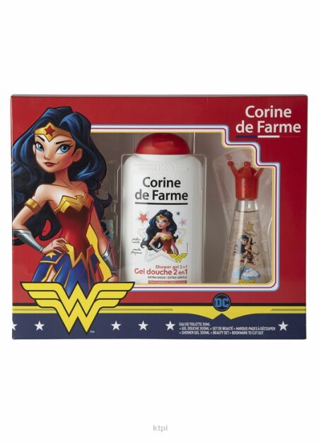 Corine De Farme Wonder Woman woda toaletowa 30 ml + żel pod prysznic 300 ml