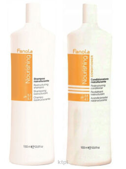 Fanola Nourishing Szampon odżywka odbudowa 1000 ml