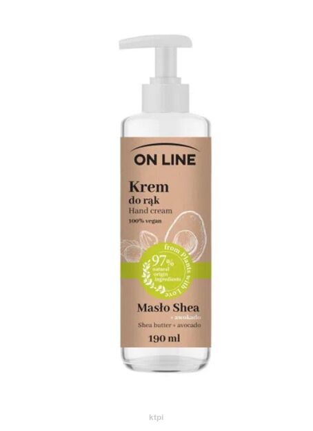 ON LINE From Plants With Love Krem do Rąk Masło Shea i Awokado 190 ml