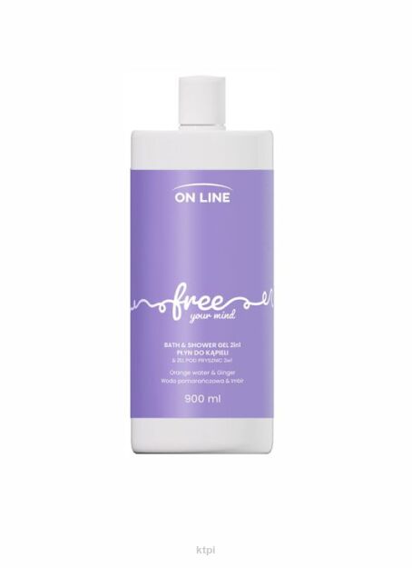 On Line Żel i płyn do kąpieli 2w1 Free 900 ml
