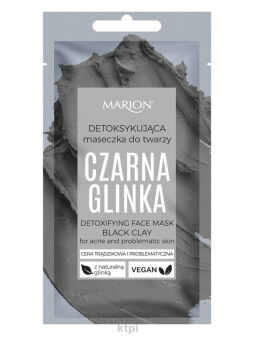 Marion Czarna Glinka Maseczka Detoksykująca 8g
