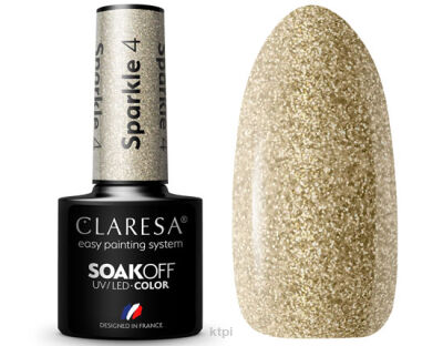 Claresa Lakier Hybrydowy 4 Sparkle 5 ml