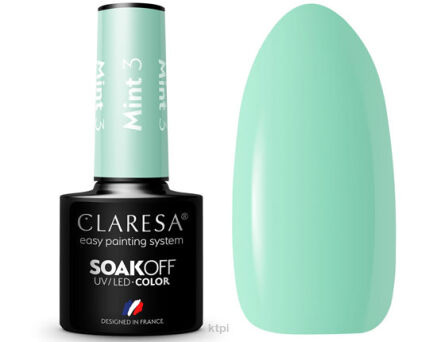 Claresa Lakier Hybrydowy 3 Mint 5 ml