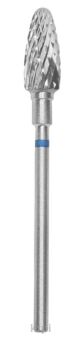 Staleks Frez z węglika Płomień niebieski 6/14 mm