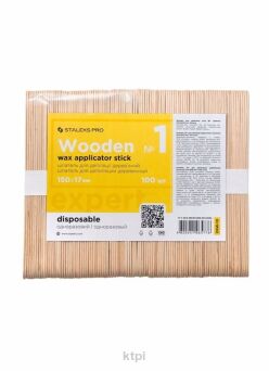 Staleks Pro Szpatułki do Depilacji Drewniane DSW-10 100szt