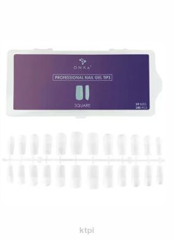 DNKA Professional Nail Gel Tips Square 240 sztuk