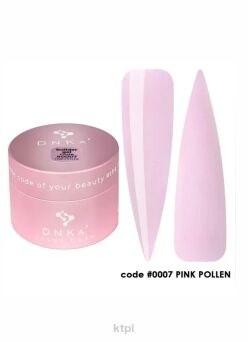 DNKA Żel budujący  kolor 0007 pink pollen 30g