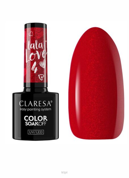 Claresa Lakier Hybrydowy 4 LA LA LOVE 5 ml
