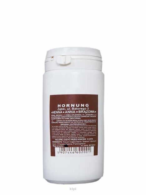 Hornung Henna Proszkowa Anna Brązowa 50 g