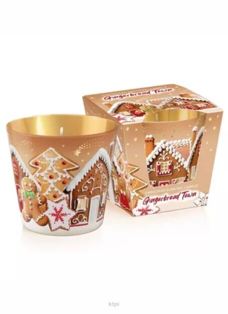 Bartek Candles Christmas Gingerbread Town Świeca Zapachowa 115 g