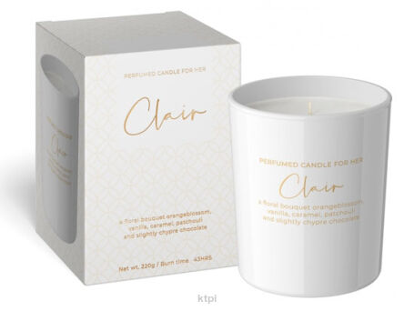 Bartek Candles Świeczka For Her Clair 220g