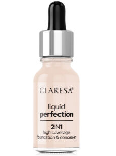 Claresa Liquid Perfection 2w1 Korektor Podkład 101