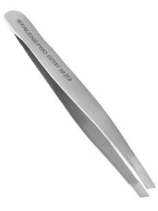 Staleks Pro Pęseta prosta do brwi  TE-10/3 9 cm